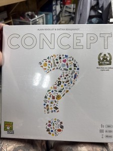 Concept Board Game Award Winning Team Based Guessing. Ages 10+. New And Sealed.