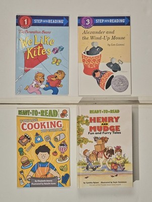 Lot of 4 beginner reader books - 3 paperbacks and 1 hardcover