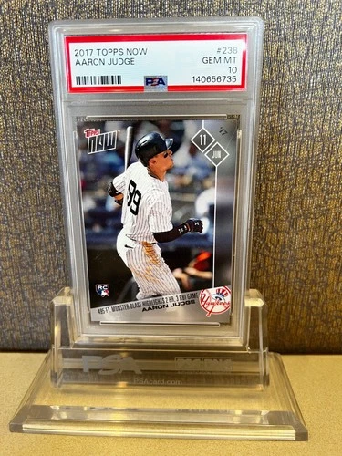 2017 Topps Now Aaron Judge Rookie Card #238 PSA 10 GEM MT NY Yankees