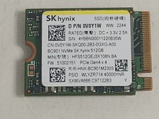 SK Hynix BC901 HFS512GEJ3X108N 512 GB NVMe 30mm Solid State Drive