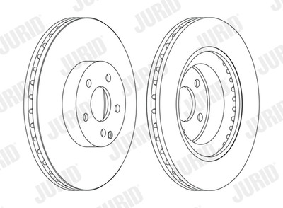 JURID 562396JC-1 Bremsscheibe für MERCEDES-BENZ