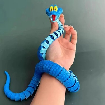 30cm Gary Snake Articulated 3D Printed Flexible Fidget Toy Stress Relief Gift