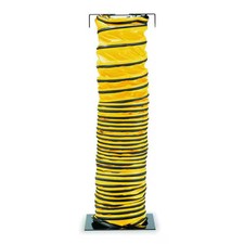 Industries Blower Ducting,25 ft.,Black/Yellow 9550-25  Industries 9550-25
