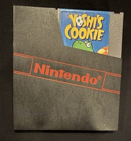 Nintendo Yoshi's Cookie Puzzle Game (Nintendo NES) w/ Manual, NTSC-U/C Authentic