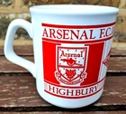 ARSENAL FC: HIGHBURY STADIUM 1992 COFFEE MUG: SUPERB VINTAGE ITEM LOOK !!!