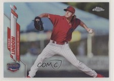 2020 Topps Pro Debut Chrome Refractor 69/99 Ethan Lindow #PDC-78 00gy