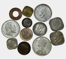 British India Victoria TO George VI 1862-1947 (Lot of 12 coins) KT122