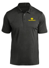 Brunswick Bowling Mini Crown Prime Polo Black Heather
