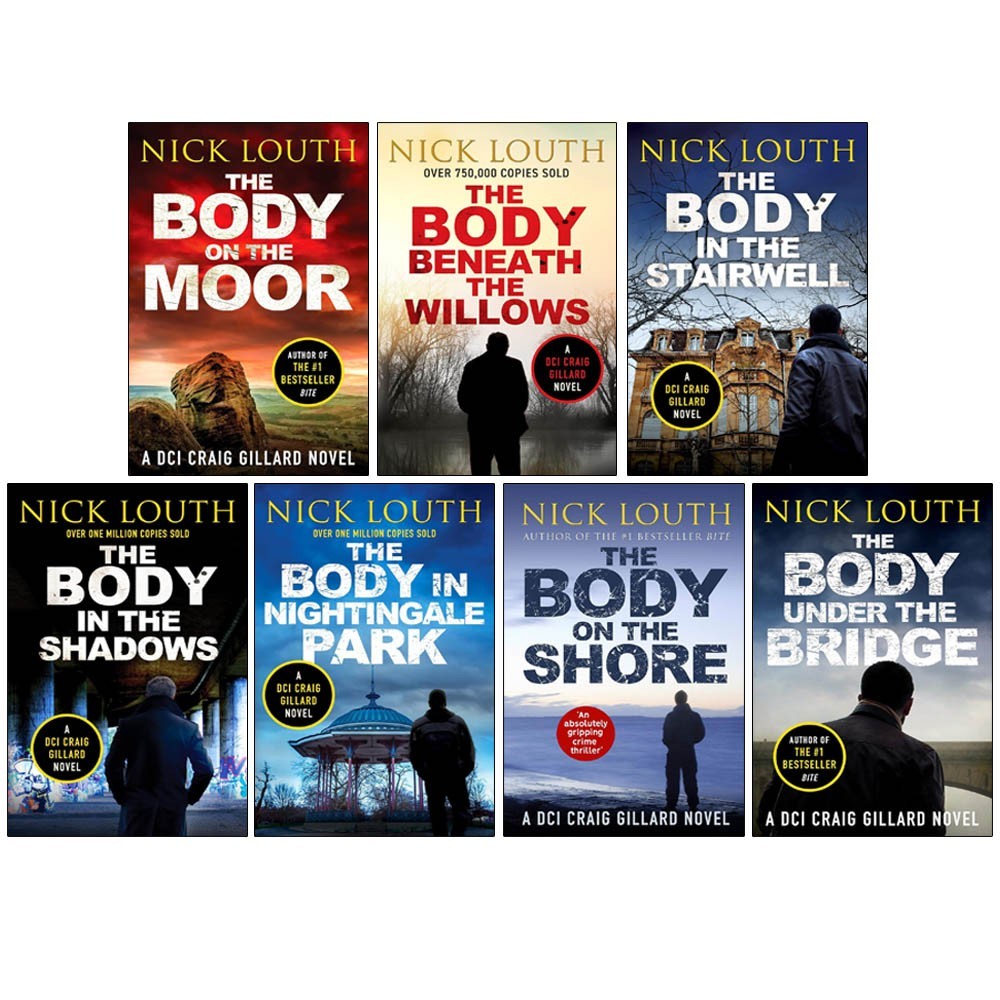 DCI Craig Gillard Crime Thrillers Series 7 Books Collection Set by Nick Louth