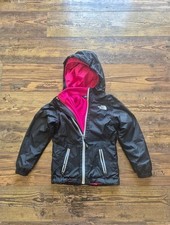 The North Face 3 In 1 Jacket Girls Pink Black Coat Size 6 XS