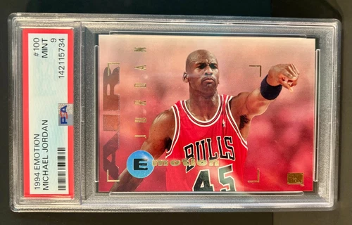 1994 Skybox Emotion #100 Michael Jordan PSA 9