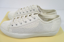 -NEW Keds Triple Kick Cotton Mesh Off White Sneakers Size 8 Women