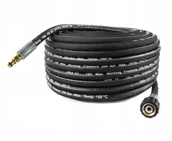 15M Hochdruckschlauch FüR KäRcher K2 K3 K4 K5 K6 K7 Quick Connect M22 250 Bar-image