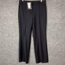 New Brooks Brothers Women's Black Tailored Dress Pants Size 12 NetJets