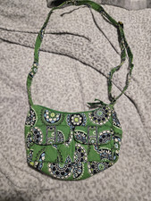 Vera Bradley Green Blue White Floral Quilted ...