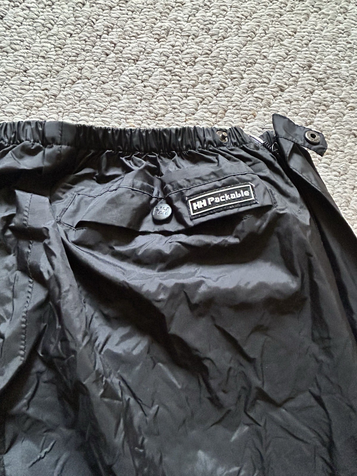 Helly Hansen Packable Rain Pants Lightweight Nylo… - image 7