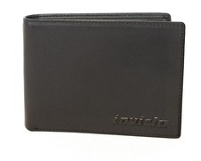 Portafoglio in pelle Uomo Invicta Black/Black