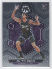 #206 2023-24 Panini Mosaic Base Jalen Slawson Rookie Sacramento Kings