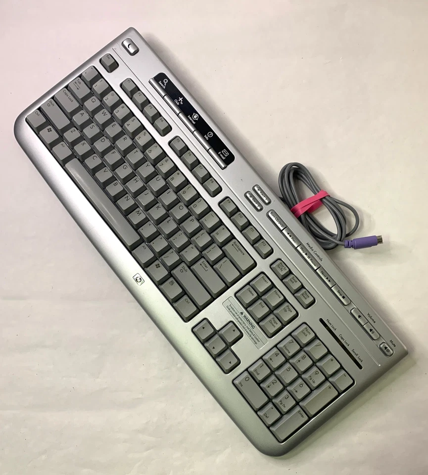 Genuine HP Media Center PC PS/2 Keyboard Model 5187 P/N: 5187-7583 - Image 2 of 4