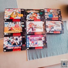 SNES CIB  6 Games LOT With BOX+Manuals+insert...