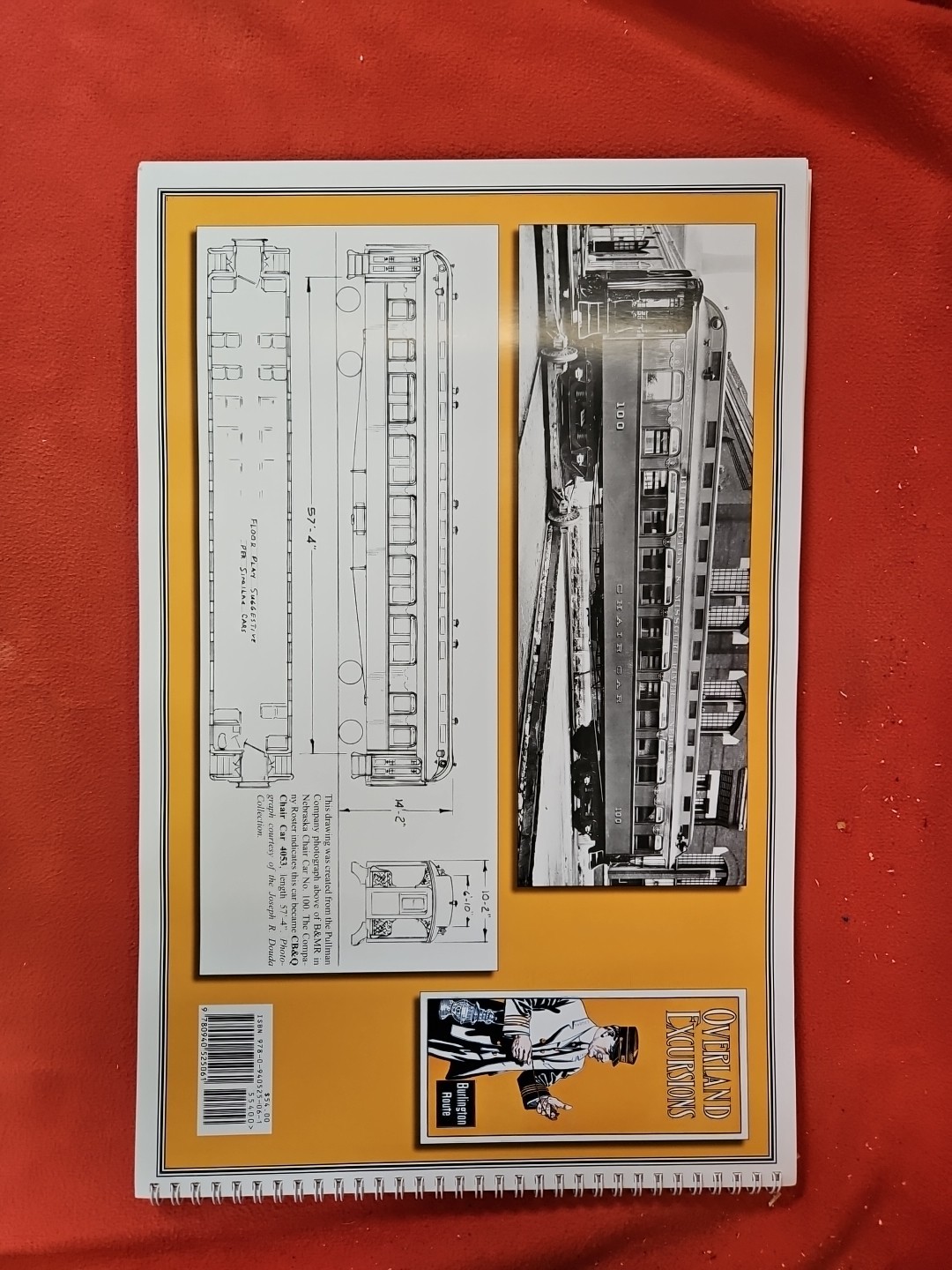 Burlington Passenger Car Drawings New & Updated by William Glick *SIGNED*