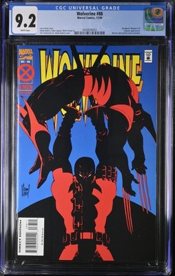 Wolverine #88 CGC 9.2 1st Wolverine Deadpool Battle Marvel 1994 Key