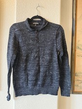 Express Dark Gray Cotton Wool Knit Pullover Sweater Size Small