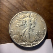 1938-D Walking Liberty EF/AU
