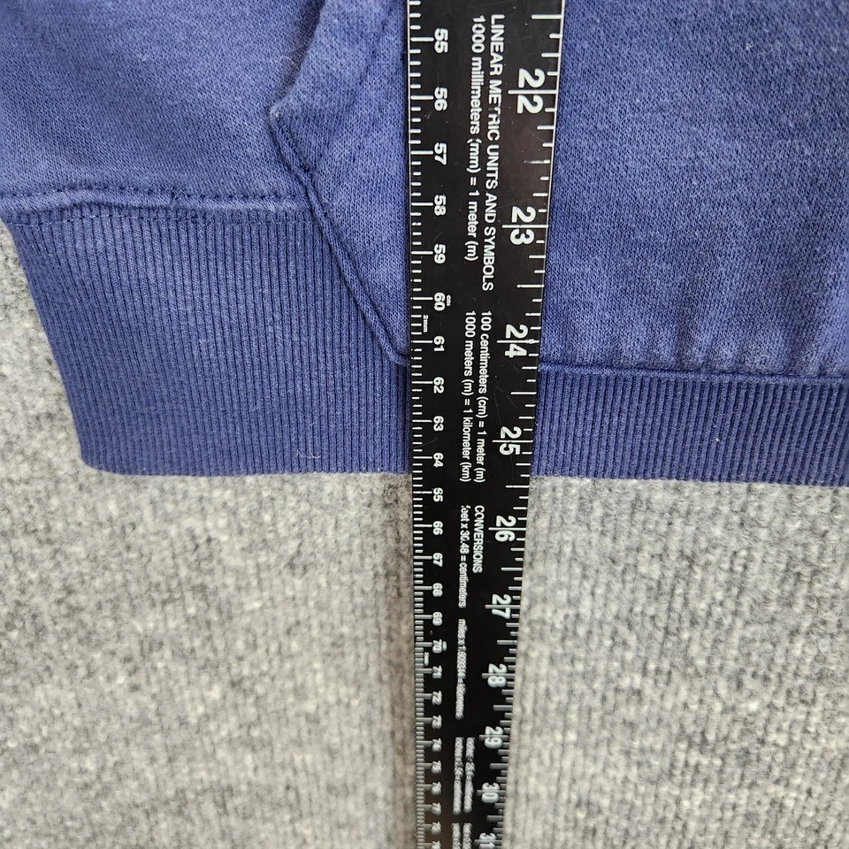 Hurley Hoodie Youth Size 18/20 Blue Pullover Colorful Logo Kangaroo Pocket - Image 4 of 4