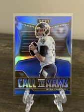 2021 Panini Playoff Ryan Tannehill #CA-RTA Call To Arms Blue Prizm Tenn. Titans