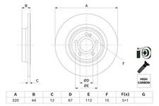 2x BOSCH Bremsscheibe 0 986 479 F13 für MERCEDES KLASSE W177 CLA C118 Sports GLA 2x BOSCH Bremsscheibe 0 986 479 F13 für MERCEDES KLASSE W177 CLA C118 Sports GLA