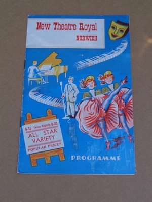 Lonnie Donegan & His Skiffle Group 1957 New Theatre Royal Theatre Programme