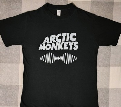 Arctic Monkeys~ AM Album Black T-shirt (2013) Unisex Size- Medium