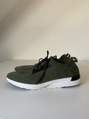 BUGATTI Herren Sneaker 44 Grün Leicht Sommer Schnürung Mesh 