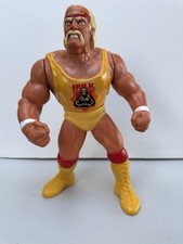 Vintage 1990 WWF Hasbro Talking Hulk Hogan 12" Action Figure - For Parts/Repair