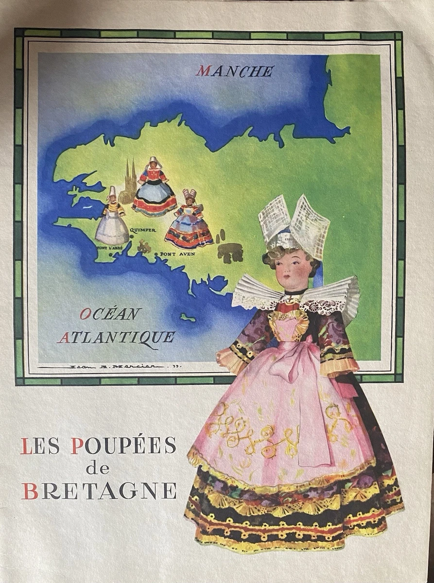 Poupée Ancienne LE MINOR - Ile Aux Moines - Celluloïd - 23 Cm - France Milieu XXème