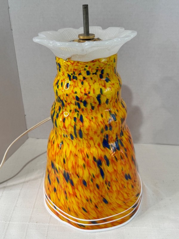 Barovier & Toso Murano glass lamp, hanging lamp  WORKS No chips