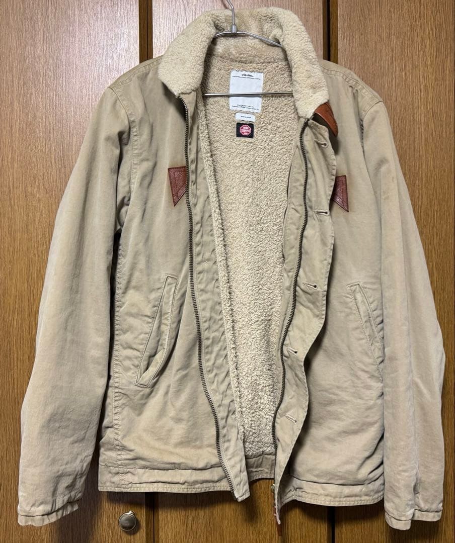 visvim DECKHAND JACKET deck jacket beige M - image 2