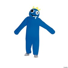 Disguise Blue Costume for Kids, Deluxe Official Rainbow Friends Costume with