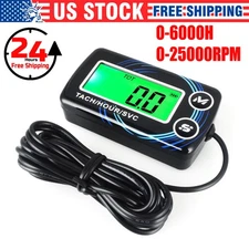 Universal Car Tachometer Gauge Tacho Meter with LED Shift Light 0-25000 RPM