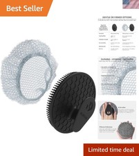 Silicone Body Scrubber Set with Scrub Net Deep Cleansing Gentle Exfoliation