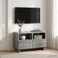 Tv-St?Nder 60 X 34.5 X 40 Cm Sonoma-Grau Holzwerkstoff