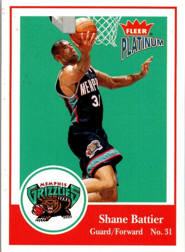 2003 Fleer Platinum Shane Battier #1 card