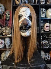 Shawn Crahan "Clown" Slipknot Mask Replica With Wig, Stand,.. READ DESCRIPTION 