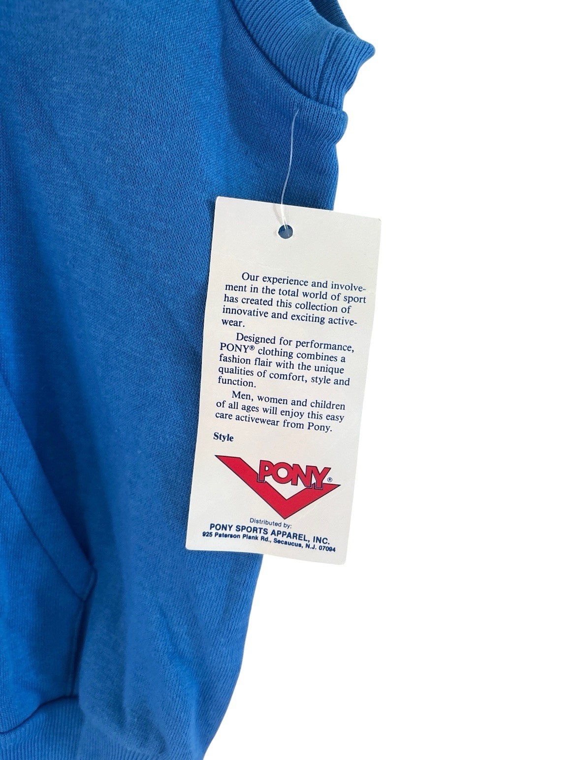 gilet donna vintage PONY zip felpa con cappuccio taglia small fondo di magazzino nuovo con etichetta anni 80 made in USA