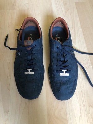 Herrenschuh 45 Bugatti, blau, 1 x getragen
