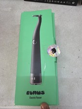 FLAUS/BLACK ELECTRIC FLOSSER/STARTER KIT WITH 45 FLOSS HEADS OPENBOX 