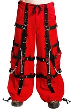 Tripp NYC Harness Dark Street Pants Red/Black 