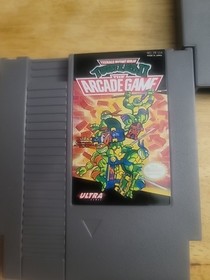 5 NES GAME LOT - Tmnt 2, Gyromite, Tecmo Bowl, Double Dribble, Ice Hockey 