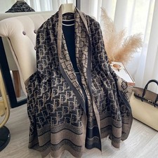 Ladies Muslim Hijab Golden Thread Scarf Spring Autumn Sun Protection Shawl Wrap